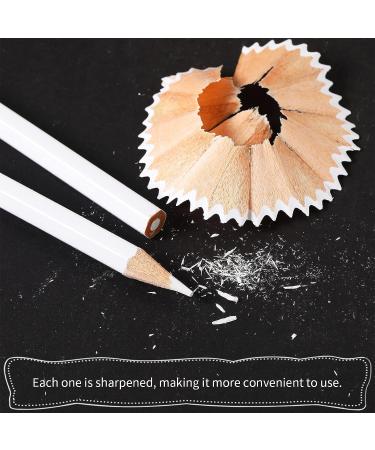 Sewing White Fabric Pencil Bulk 24 Pieces - Water Soluble Tailor Marker for Quilting & DIY Crafts - Buy Online on GoSupps.com