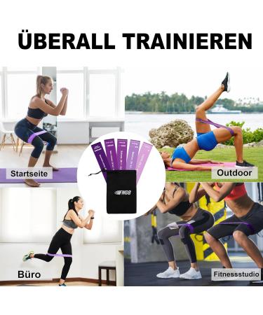 FNG8 Fitness Straps Set - German Printed Exercises - 5 Resistance Levels - Skin-Friendly Latex - Unisex Terra Band for Physio & Sport - International Shipping - Buy Online on GoSupps.com