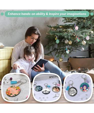 200 PCS Sublimation Blanks Keychains Bulk Set for DIY Craft Making - Buy Online on GoSupps.com