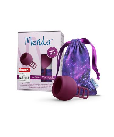 Merula Cup galaxy (violet) - One size menstrual cup made of medical silicone Galaxy (Violet) Single - Buy Online on GoSupps.com