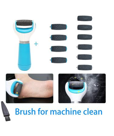 Amope Pedi Perfect Roller Refill Heads - 4 Extra Coarse, 3 Regular Coarse, 3 Gentle Smooth - Compatible with Electronic Callus Remover - 10 Pack - Buy Online on GoSupps.com