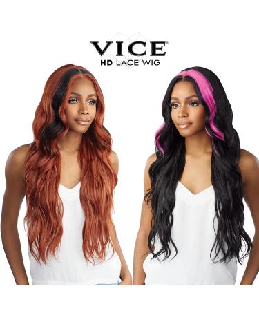 Sensationnel Vice Lace Front Wig - HD Transparent Lace - Pre-Plucked Hairline - Vice Unit 12 - HBRED/1 - Buy Online on GoSupps.com