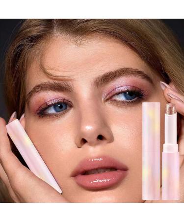 Crystal Jelly Glaze Stick Smooth Crystal Jelly Highlight Eyeshadow Stick for radiant looks Multifunctional makeup crayon Shimmer Highlighter for eyes cheeks and glow effects - Buy Online on GoSupps.com