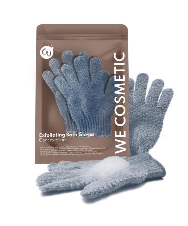 Pair of Body Exfoliating Gloves | Scrubbing and Loofah Mitt | Adult Wash Mitt - WE COSMETIC (Heavy Exfoliation)