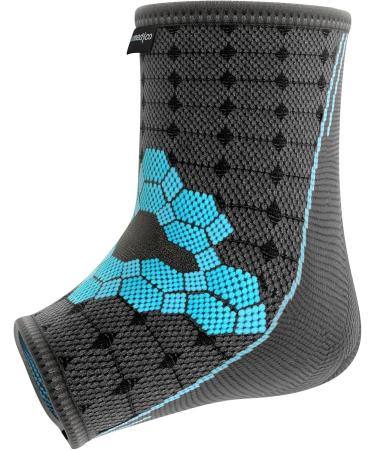 Bonmedico Non-Slip Ankle Bandage for Men & Women - Supportive Achilles Tendon Wrap - Unisex Gray Footbands - Ideal Wellness Gift - Buy Online on GoSupps.com