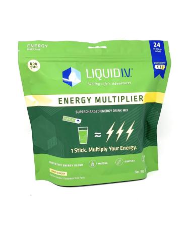 Liquid I.V. Liquid I.V. Energy Multiplier Lemon Ginger Energy Drink Mix (Net Wt 11 Ounce ) ()