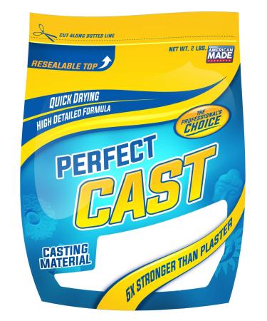Perfect Cast Cast & Paint Harder Than Plaster Casting Material - 2 Pound 2Lb 1 Unit - Buy Online on GoSupps.com