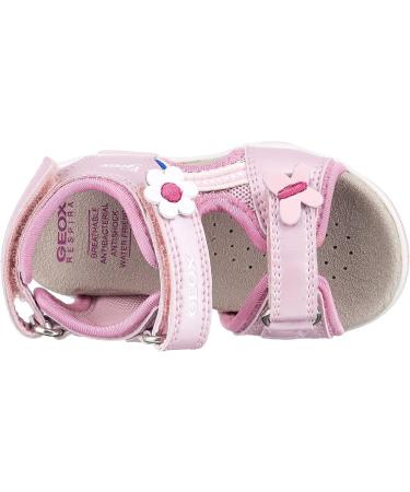 Geox Girl's B Sandal Agasim in Pink - Size 8.5 UK | Comfortable and Stylish Kids' Sandals - Buy Online on GoSupps.com