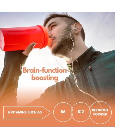 Hydration Energy & Focus | Energy Drink Mix with Natural Caffeine - Peach & Lychee - 20 Servings Sugar-Free Vitamin-Packed Blend B6 B12 C E - Buy Online on GoSupps.com
