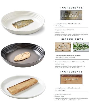 Cat Meaty Treats Bundle Including Encore Tuna Loins Chicken and Tuna Fillets pack of 6x30g Natural Product and Ubipet Catnip 5g - Buy Online on GoSupps.com