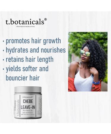 T.Botanicals Chebe Leave In Conditioner Hair Growth with Provitamin B5 - Thickening & Strengthening Chebe Butter, Powder, Oil, Silk Amino Acids & Collagen - Lavender 8 oz - Buy Online on GoSupps.com