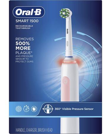 Oral-B Smart 1500 Electric Toothbrush - Pink | Smart 1500 Pink - Buy Online on GoSupps.com