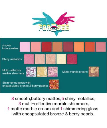 Declining City 18Color Matte Pearl Light Shimmer Eyeshadow Waterproof Smoky Makeup Palette - Buy Online on GoSupps.com