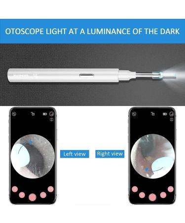 QDCFY OTOSKOK Wireless Endoscopic Camera - Ear Wax Removal Tool with LED for iPhone iPad & Android - Black/White - Buy Online on GoSupps.com