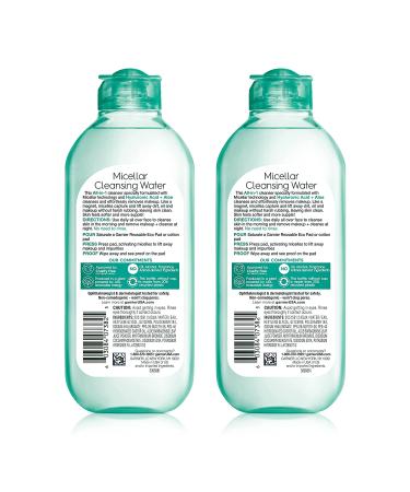 Garnier SkinActive Micellar Water with Hyaluronic Acid 13.5 Fl Oz - 2 Count - Buy Online on GoSupps.com