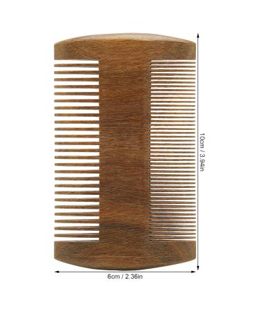 Double-Sided Wooden Lice Comb | Wide & Fine Teeth for Louse Removal & Beard Grooming - Perfect for Men - Buy Online on GoSupps.com