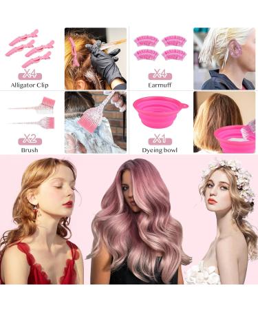 Rymaup 12PC Hair Dye Kit - Professional Salon Tools for DIY Hair Color & Bleaching | Includes Gloves - Buy Online on GoSupps.com