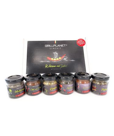 Grill BBQ and pans spices gift set premium quality Grillplanet without additives spice mix
