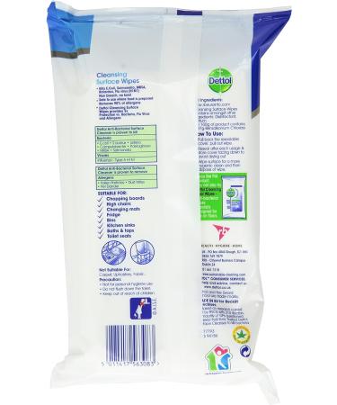 Dettol Antibacterial Surface Cleaning Wipes 252 Count - Cleansing Wipes - Buy Online on GoSupps.com