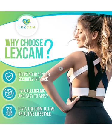 Adhesive Freestyle Libre 3 Sensor Covers - Pack of 20 Waterproof Transparent Patches for Glucose Monitoring - Buy Online on GoSupps.com
