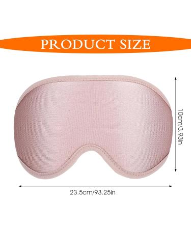 WLLHYF Silk Sleep Mask - 3D Stereo Deep Sleep Eye Mask | Adjustable & Comfortable | Cute Block Out Light Eye Cover for Men and Women - Buy Online on GoSupps.com