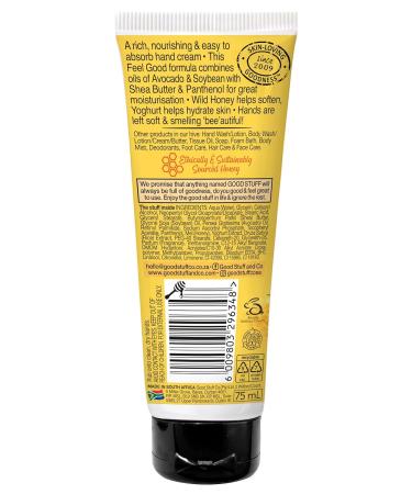 Good Stuff Bee Natural Hand Cream - Nourishing Dry Skin with Wild Honey & Shea Butter | 2.5 Fl Oz - International Shipping Available - Buy Online on GoSupps.com