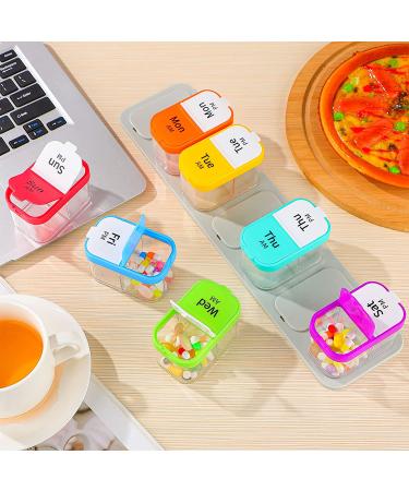Extra Large 7 Day XL AM PM Pill Organizer for Supplements - Jumbo Container for Vitamins - Oversized Daily Medicine Holder - Buy Online on GoSupps.com