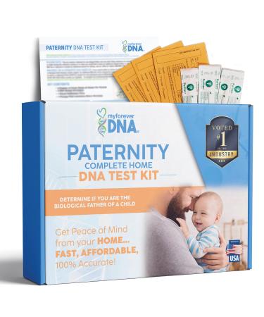 My Forever DNA - Paternity DNA Test Kit - Includes All Lab Fees & Shipping to Lab - Up to 34 DNA (Genetic) Markers Tested - Accurate Results in 1-3 Business Days