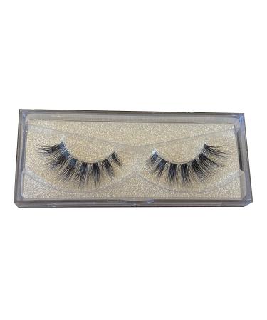 Alluring 3D Mink Lashes Reusable Strip 100% Siberian Mink Fur False Eyelashes Hand-made Natural Style Cruelty Free D108
