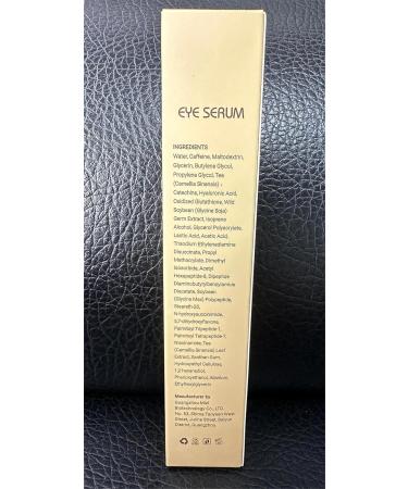 Caffeine Eye Serum 20ML Hyaluronic Acid Under Eyes Cream for Dark Circles and Puffiness Anti Aging with 360 Massage Ball Reduce Bags Wrinkles and Fine Lines Eye Bags Treatment for Men/Women - Buy Online on GoSupps.com
