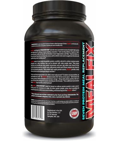 MealFix Meal Replacement Powder - Gluten-Free Protein for Men & Women 24g Protein Digestive Enzymes MCT Oil 3 lbs - White Chocolate Mocha Energy & Muscle Support - Buy Online on GoSupps.com