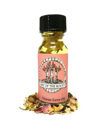 Venus Love Oil 1/2 oz | Handmade with Herbs & Essential Oils | Beauty Power Love & Attraction Rituals | Hoodoo Wiccan Pagan Conjure