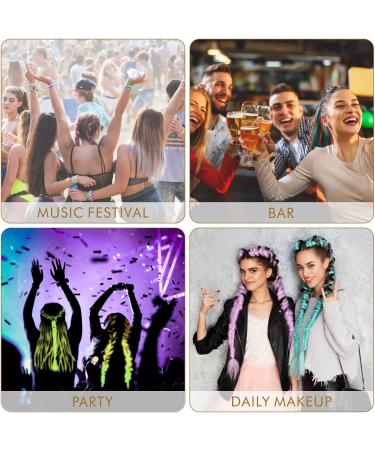 Huiguli Braiding Hair Extension Grow in the Dark for Women Fluorescent Ombre Jumbo Braiding Wigs Kanekalon for Twist Braiding for Women (Green) - Buy Online on GoSupps.com