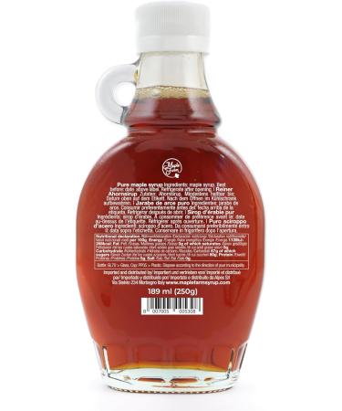 MapleFarm - Pure Canadian Maple Syrup Grade A Very Dark Strong Taste - 190 ml Bottle (250 g) - Pure maple syrup - Maple Jui - Buy Online on GoSupps.com