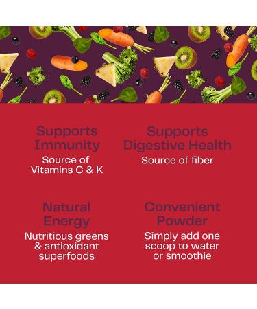Buy Amazing Grass Green Superfood Berry 8.5 oz - Nutrient-Rich Superfood Supplement - Buy Online on GoSupps.com