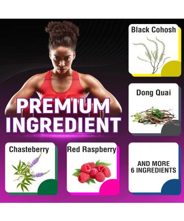 CIVIMUNA Black Cohosh Capsules with Black Cohosh Dong Quai Chasteberry and More - 120 Capsules for 4 Months Supply (Pack of 2) - Buy Online on GoSupps.com
