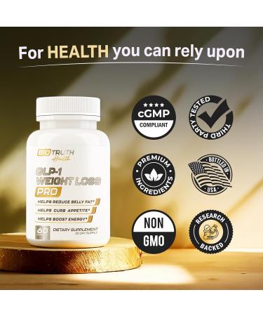 GLP-1 Weight Loss Pro - Fat Burner & Appetite Suppressant Weight Loss Pills for Women & Men - Helps Lose Weight Burn Calories & Increase Energy | 3rd Party Tested Formula - 60 Capsules for Adults - Buy Online on GoSupps.com
