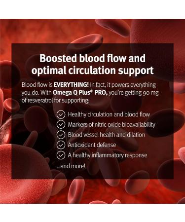 Dr. Sinatra Omega Q Plus PRO Professional Strength Heart and Healthy Aging Support with 200 mg of CoQ10 and 90 mg of Resveratrol for Optimal Cellular Energy Production (90 softgels) - Buy Online on GoSupps.com