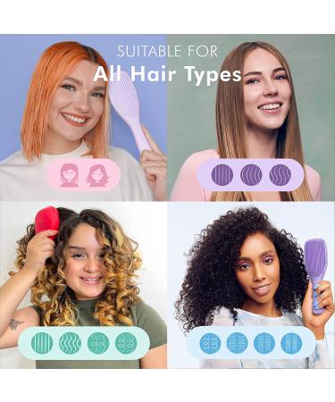 TANGLE TEEZER Original Wet & Dry Detangling Hairbrush - Panther Black | For All Hair Types - Buy Online on GoSupps.com