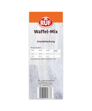 Ruf Waffle Dough - 1kg Baking Mix for Delicious Heart-Shaped Waffles | Easy Preparation & Practical Storage | International Shipping - Buy Online on GoSupps.com