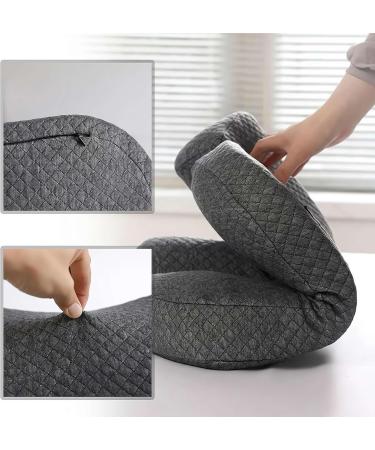 Cervical Neck Pillow for Neck Pain Relief - Grey - Buy Online on GoSupps.com