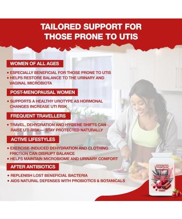 DMannose 900mg - Cranberry Capsules - Natural Botanical Complex - Zinc - Probiotics - Bladder Support - D Mannose Tablets for Urinary Infections UTI for Women & Men by Top Tier Supplements - Buy Online on GoSupps.com