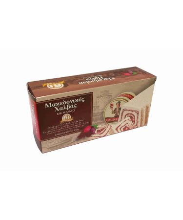 Halvas made from sesame with cocoa 400 gr from Greece Greek Halva Cacao - Buy Online on GoSupps.com
