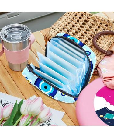 Muooum Halloween Eyeball Menstrual Bag | Zipper Flip Bag for Tampons | Stylish & Practical for Women & Girls - Buy Online on GoSupps.com
