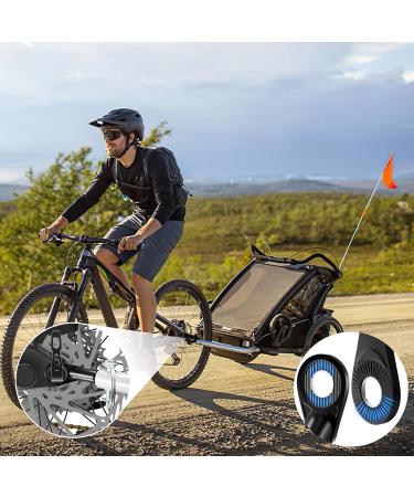 Universal Bicycle Trailer Coupling NICEDACK Dog & Childrens Bike Trailer Adapter Optimized for Easy Attachment & Compatibility - Buy Online on GoSupps.com
