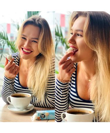 Buy Feel FIT Sugar-Free Coconut Pralines with Almonds - 12 Packs of 27g - No Added Sugar - Healthy Snack for International Shipping - Buy Online on GoSupps.com