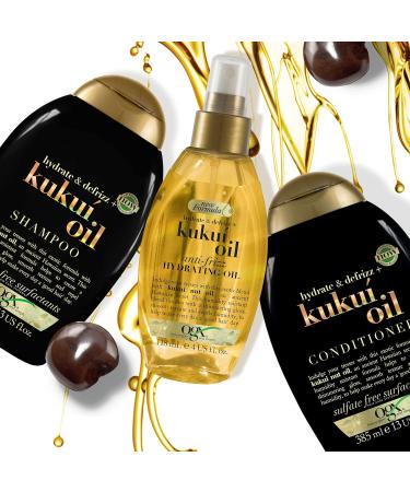 OGX Kukui Oil Anti-Frizz Moisturizing Hair Oil for Curly Hair 118 ml - Buy Online on GoSupps.com