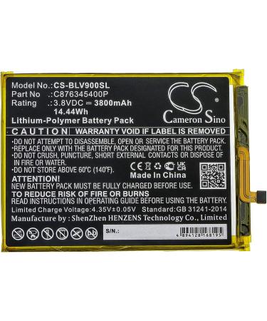 Buy C876345400P Replacement Battery for G8 G0170 V9 V0450UU - 3800mAh/3.8V | International Shipping Available - Buy Online on GoSupps.com