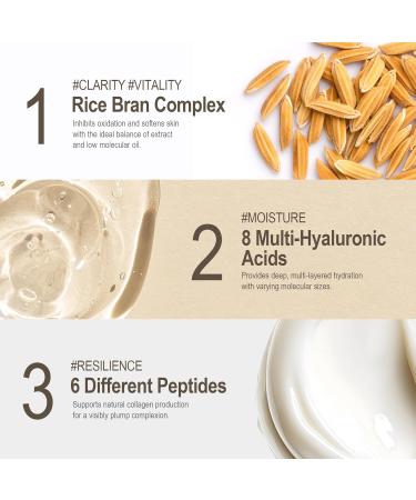 HAYEJIN RiceFila Cleansing Foam - Rice Water Face Wash with Ceramides & 6 Peptides - Gentle Moisturizing Foaming Facial Cleanser - Vegan & Hypoallergenic Korean Skincare 3.38 fl oz - Buy Online on GoSupps.com