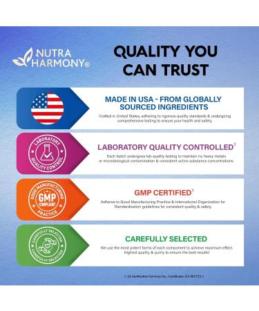 Magnesium Supplement - 5 in 1 Complex | Glycinate | Citrate | Malate | Taurate | Oxide - Made in USA - Stress Muscle & Heart Support - Vegan Natural Non-GMO - 180 Capsules 2 Month Supply 180 Count (Pack of 1) - Buy Online on GoSupps.com